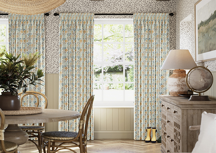 Foxley Faux Silk, Nautilus - Made to Measure Curtain - Image 3